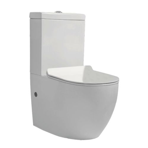 INSPIRE VOGHERA SLIM SEAT TOILET SUITE WHITE
