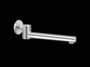 Round 240mm Swivel bath spout chrome