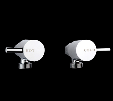 Round pin lever washing machine stops chrome