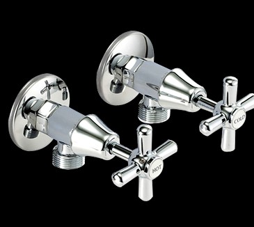 Apollo washing machine stop pair chrome