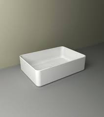 Rectangle counter top basin 500x350mm