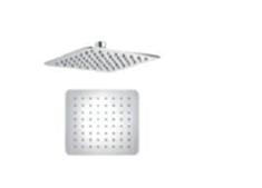 Boss square shower head 200mm s/steel
