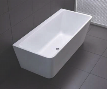 Ceejay 1700mm back to wall freestanding bath white