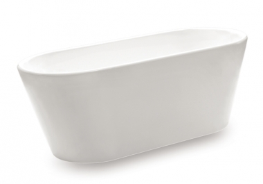 Oval slim 1650mm freestanding bath