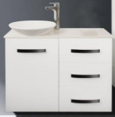 Ricci ensuite 750mm vanity ceramic top