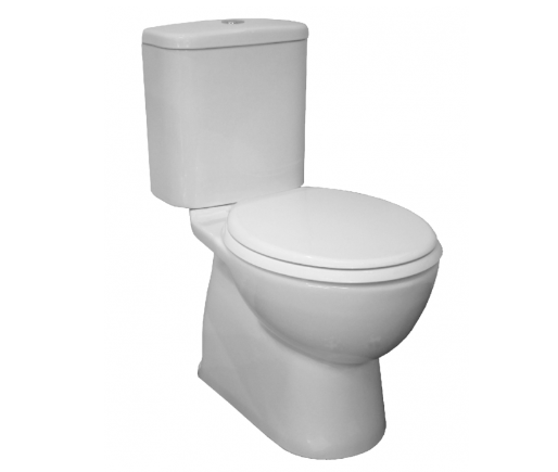 Gemini Milano C/C S/Trap Toilet suite white
