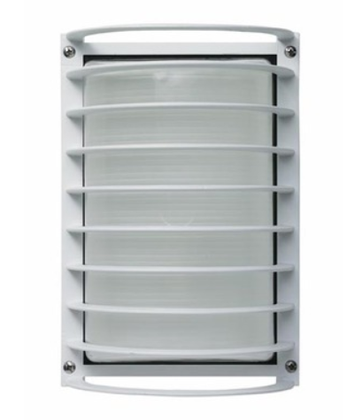 W.Light EXT 180x265mm Dome grill white