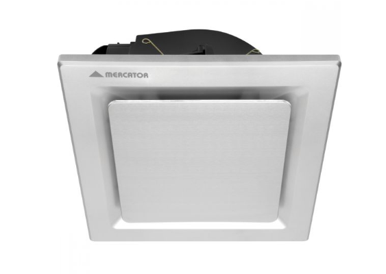Novaline exhaust fan square 290m3/h silver