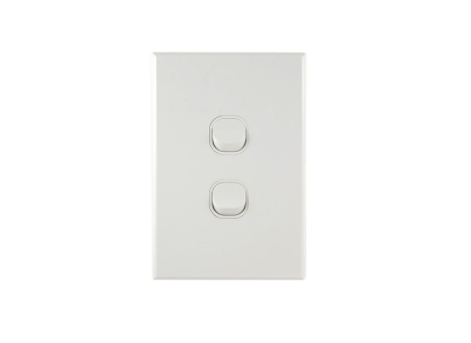 Light switch GEO 10A 2G V white