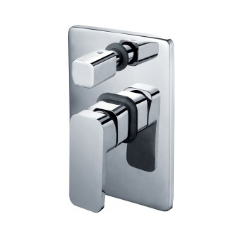 Parisi Quasar wall mixer with divertor