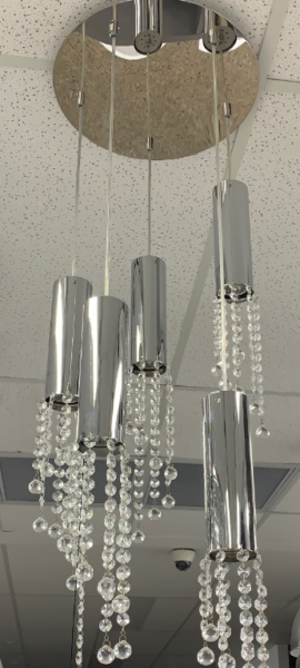 Telbix pendant Esperia 5LT rnd chrome