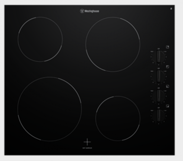 WESTINGHOUSE 60cm 4 Zone Ceramic Cooktop